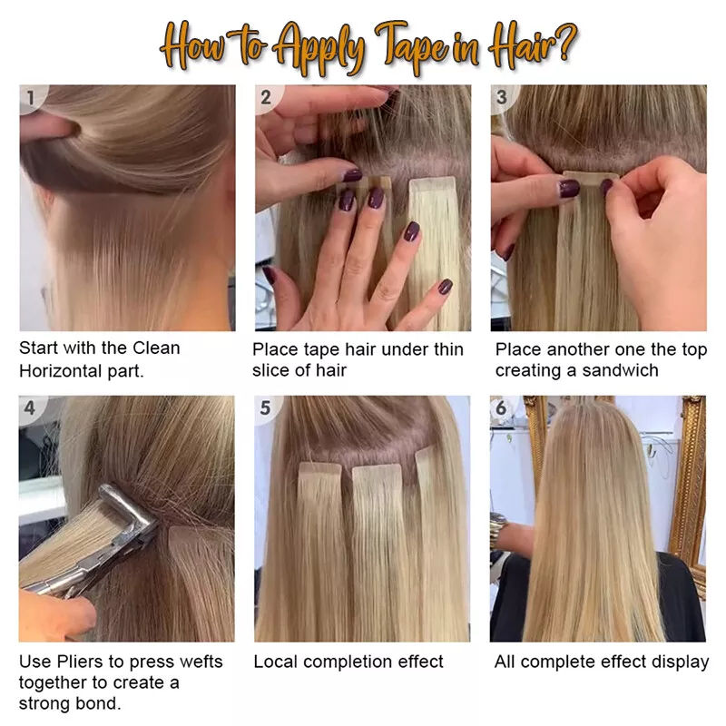 Human Hair Weft Extensions (20 Inch)