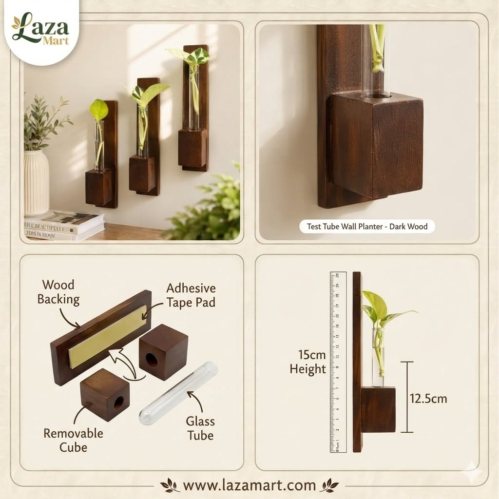 Wooden Wall Planter