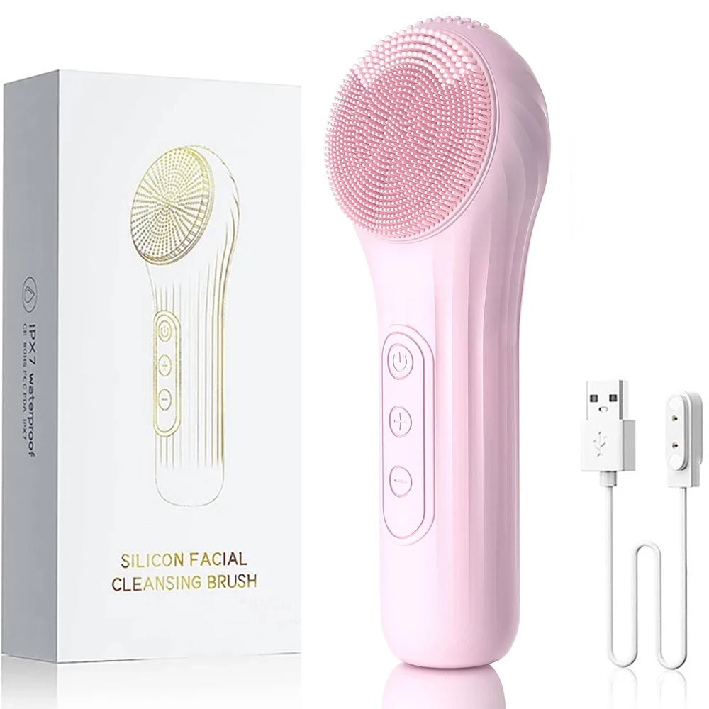 Facial Cleansing Brush Rechargeable & Waterproof