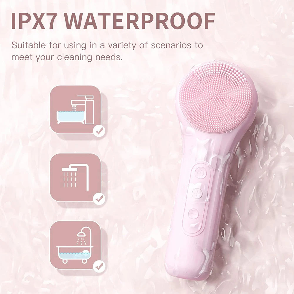 Facial Cleansing Brush Rechargeable & Waterproof