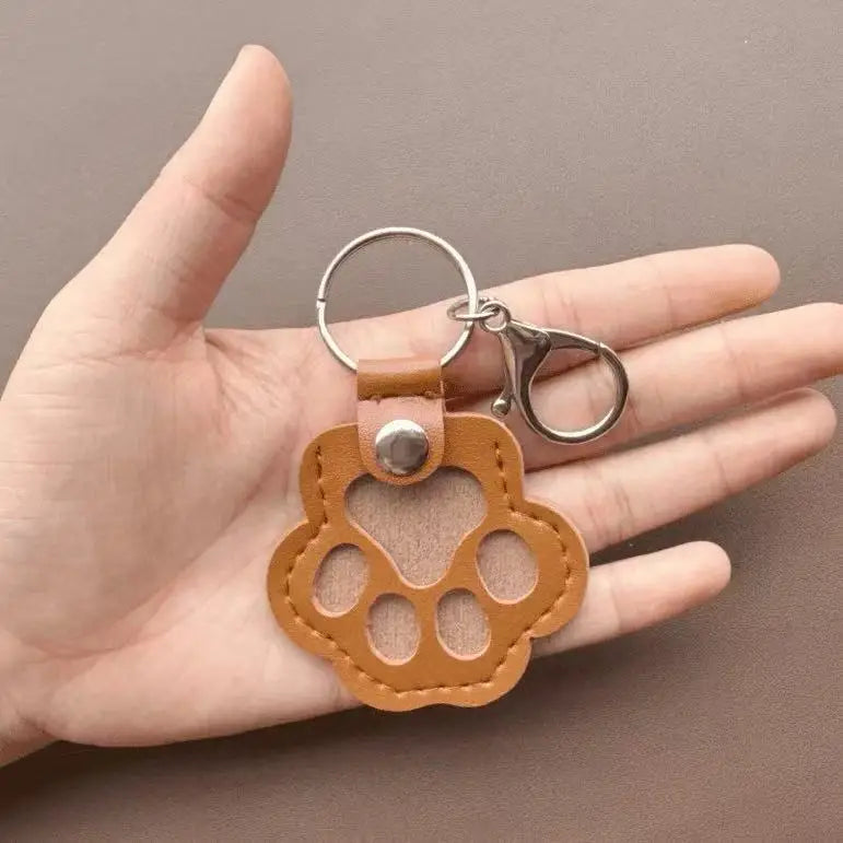 Leather Pet Keychain