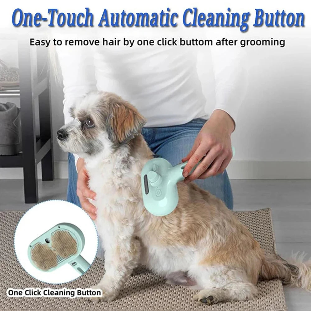 Pet Clean Steam Luxury Grooming Brush