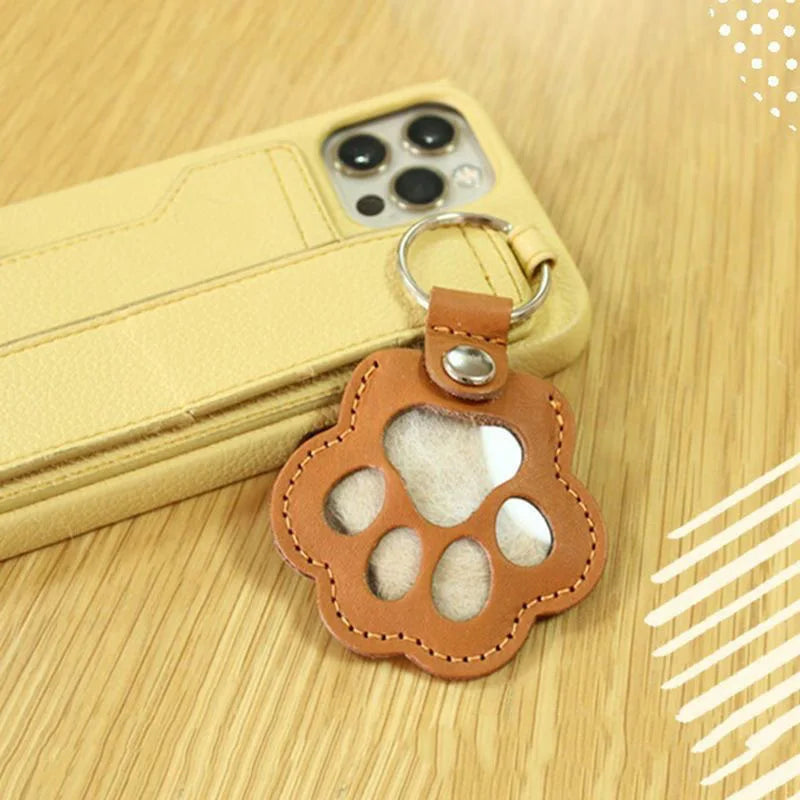 Leather Pet Keychain
