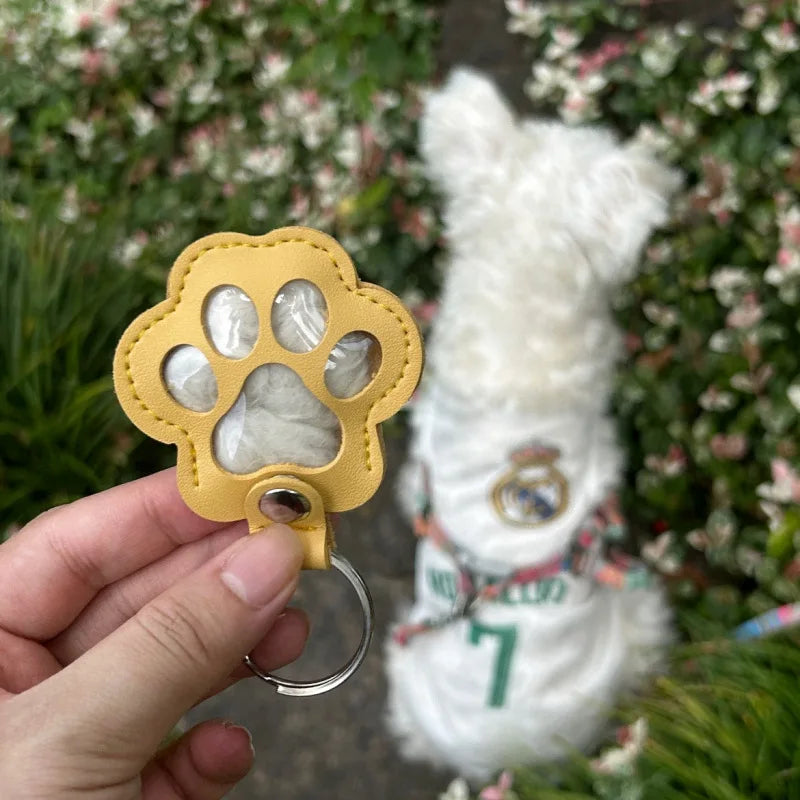 Leather Pet Keychain