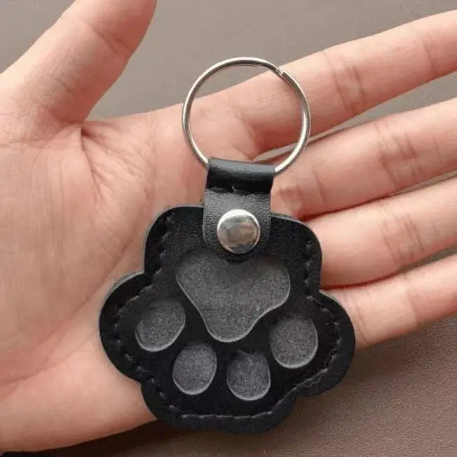 Leather Pet Keychain