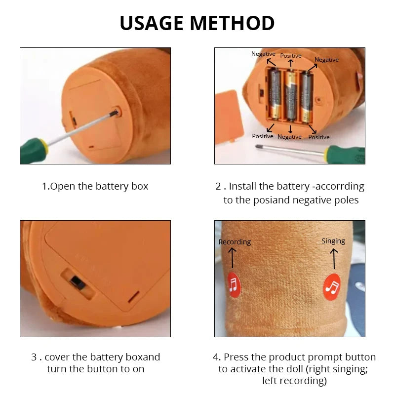 Dancing Talking Cactus Toy