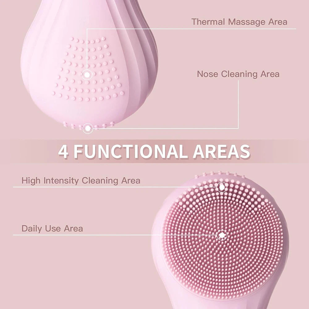 Facial Cleansing Brush Rechargeable & Waterproof