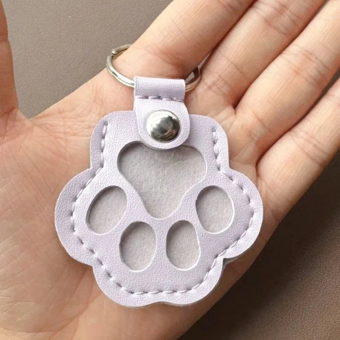 Leather Pet Keychain