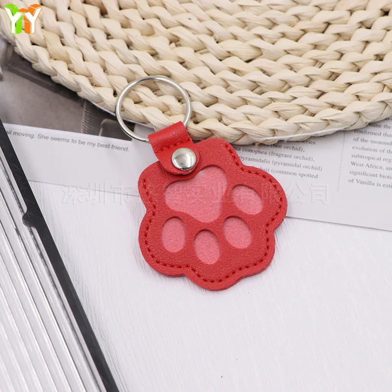 Leather Pet Keychain