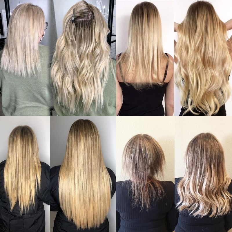Human Hair Weft Extensions (20 Inch)